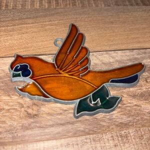 Stained Glass Bird Suncatcher